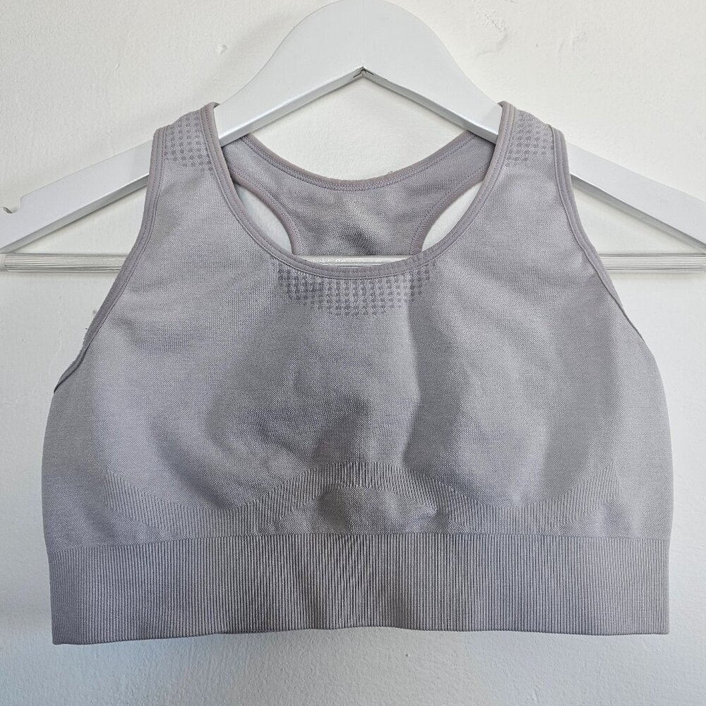 Seamless Cut Out Back Sports Bra